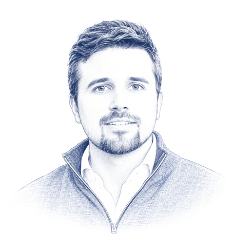 Sketch of Sergey Pichugin